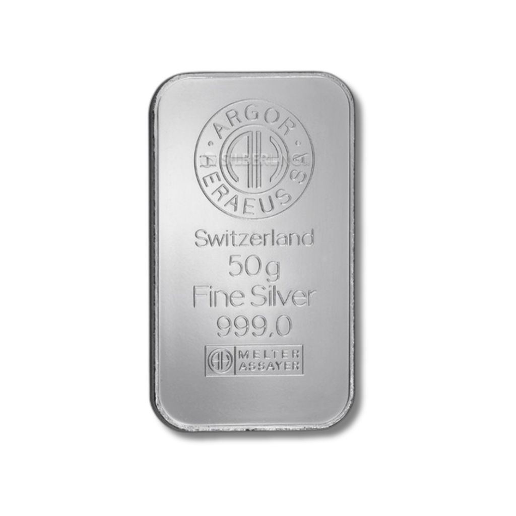 Argor-Heraeus 999 fine silver bullion bar