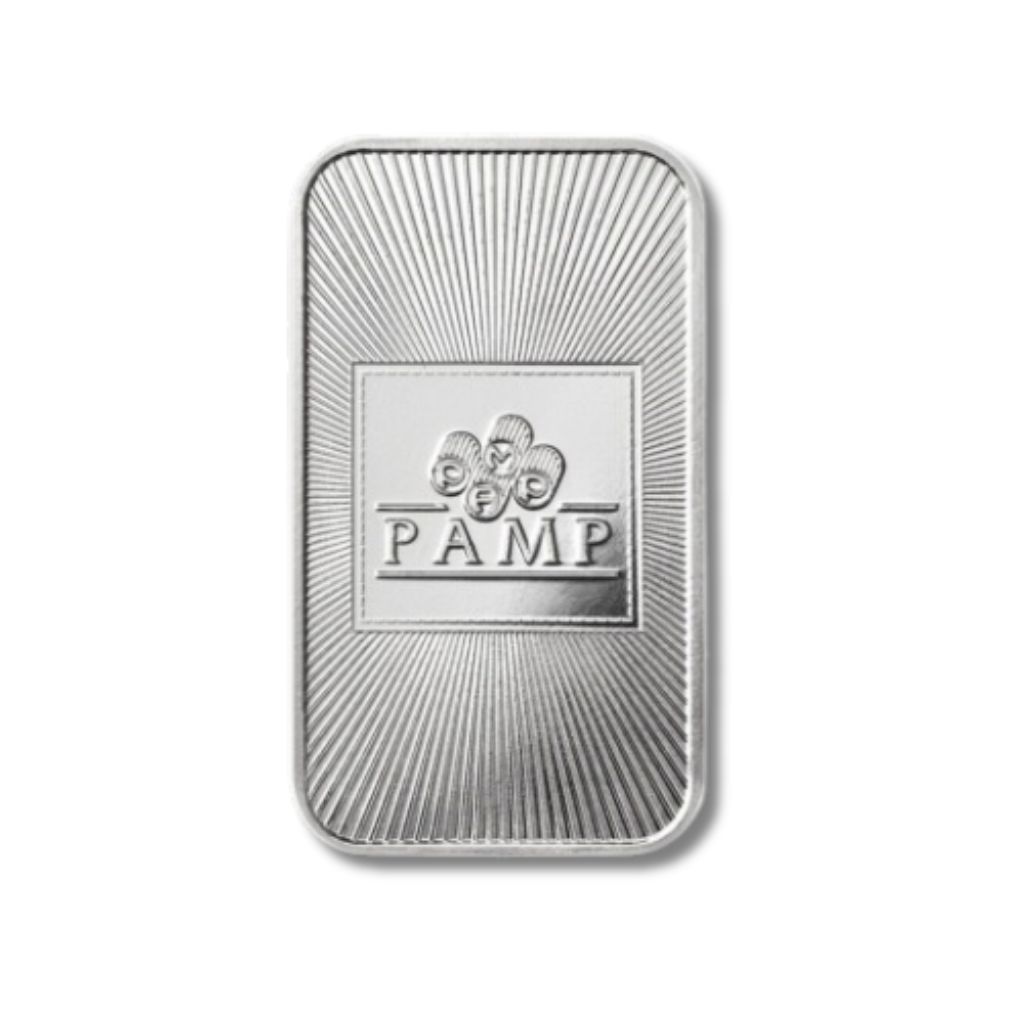 PAMP Suisse 999 fine silver bullion bar